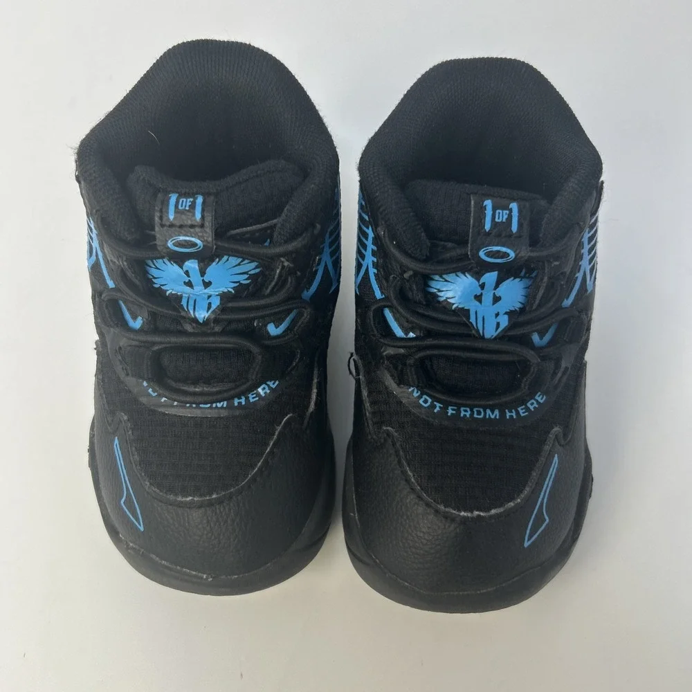 Puma MB.01 Buzz City LaMelo Ball Black‎ Blue Toddler Infant Shoes 5C 385117-13